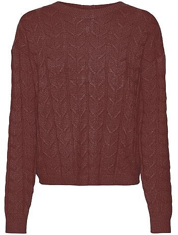 Vero moda tilda bordeauxrode trui voor dames