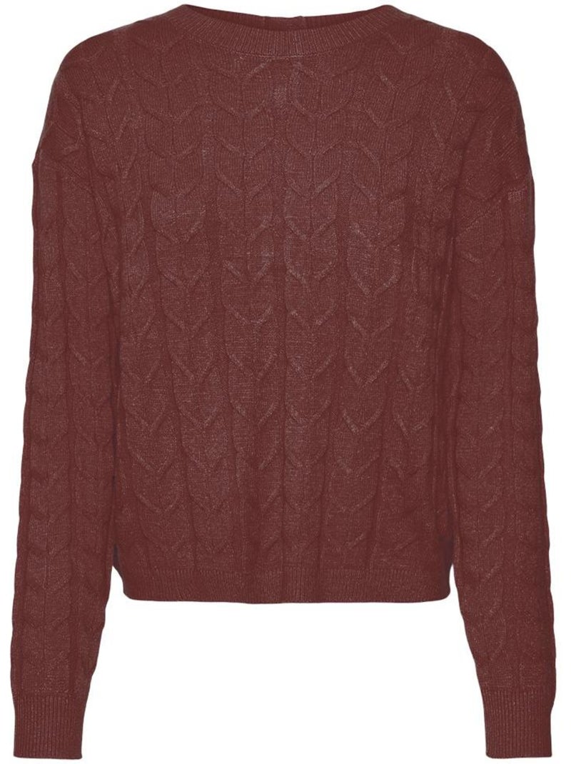 Vero Moda Tilda Bordeauxrode Trui voor Dames Bordeaux - Kiabi