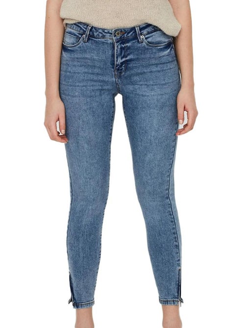 Vero Moda Tilde Slim Fit Damesjeans - Blauw - Kiabi Vero Moda Tilde Slim Fit Damesjeans - Blauw - Kiabi