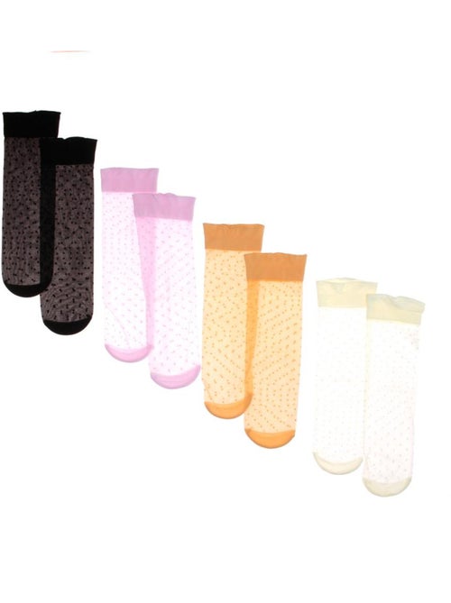 Vero Moda Tilla Dames Sokken - 4-Pack - Kiabi Vero Moda Tilla Dames Sokken - 4-Pack - Kiabi