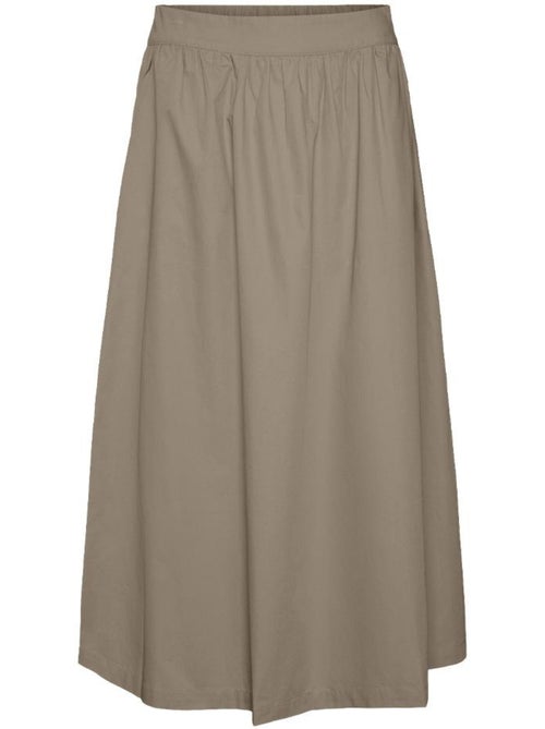 Vero moda tine beige midi rok voor dames - Kiabi Vero moda tine beige midi rok voor dames - Kiabi