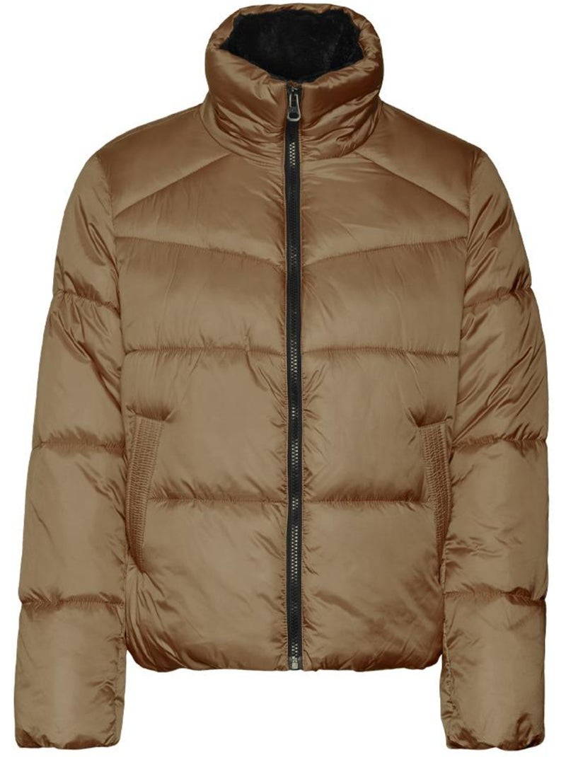 Vero Moda Trento Bruine Dames Bodywarmer Cappuccinobruin - Kiabi