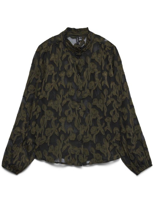 Vero Moda Victoria Zwarte Damesblouse - Kiabi Vero Moda Victoria Zwarte Damesblouse - Kiabi