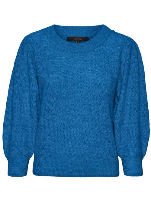 Vero moda vigga dames trui blauw - Kiabi
