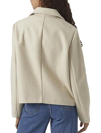 Vero moda vincemia beige damesvest