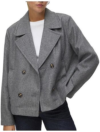 Vero moda vincemia beige damesvest