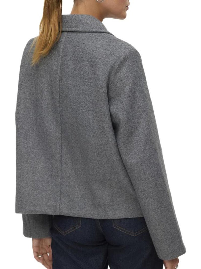 Vero Moda Vincemia Grijze Damesvest Zilvergrijs - Kiabi