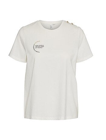 Vero moda vita zwart t-shirt voor dames
