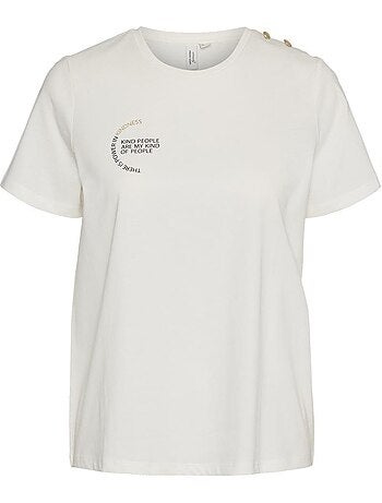 Vero moda vita zwart t-shirt voor dames