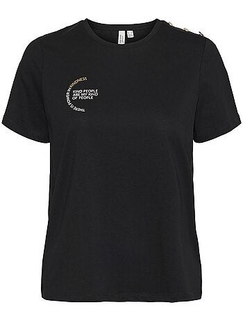 Vero moda vita zwart t-shirt voor dames