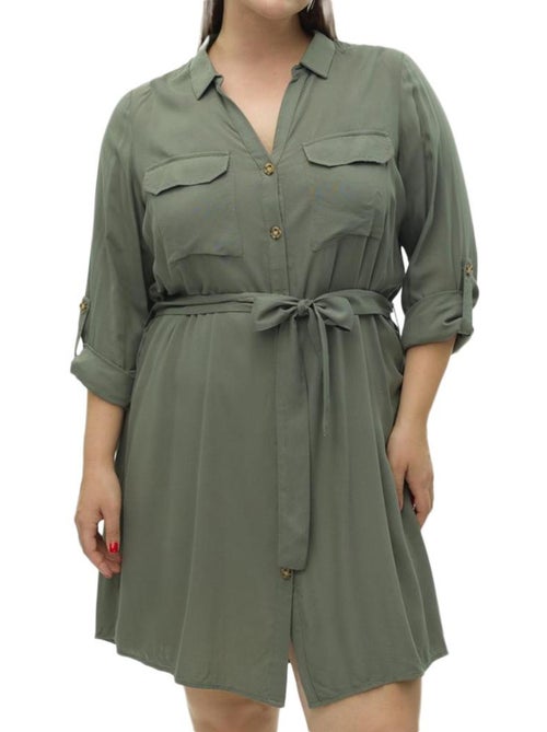Vero moda vmbumpy kakikleurige jurk voor dames - Kiabi Vero moda vmbumpy kakikleurige jurk voor dames - Kiabi