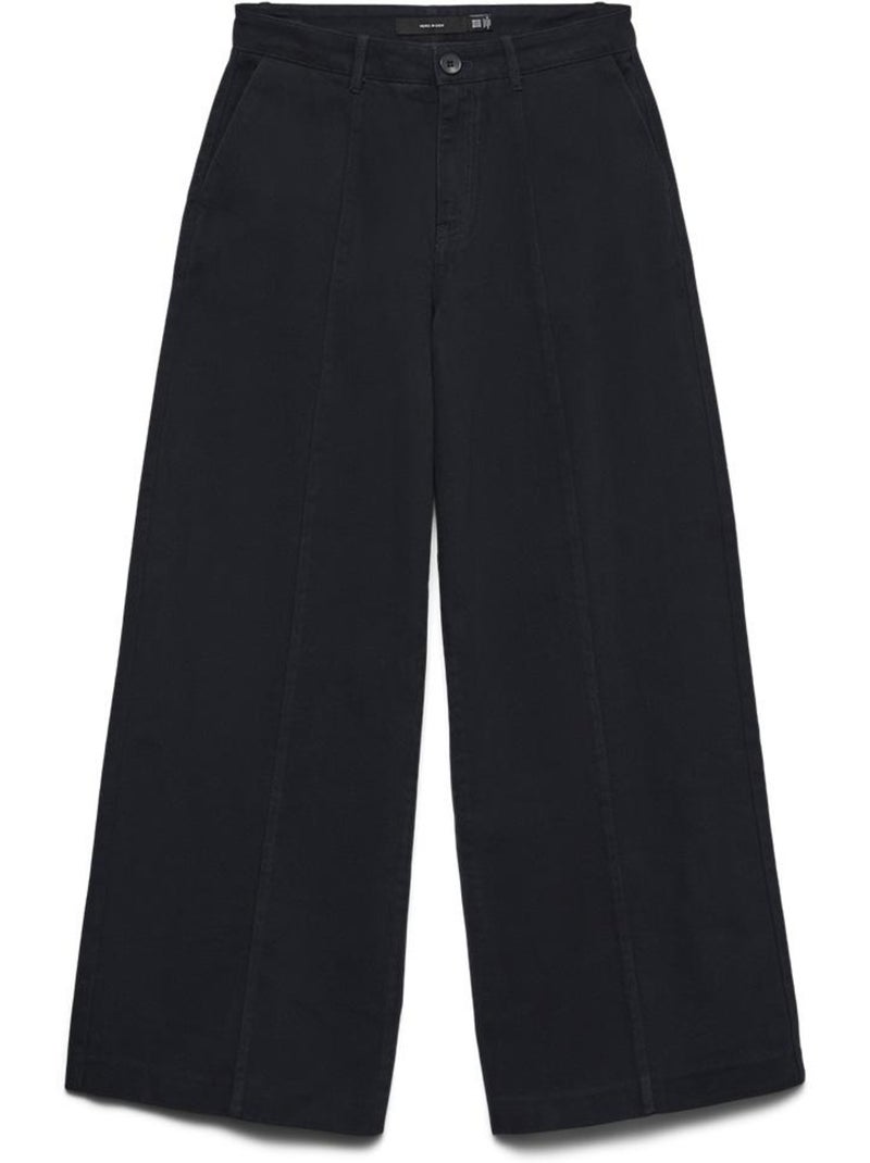 Vero Moda Vmcmarley Marine Dames Soepele Pantalon Marineblauw - Kiabi