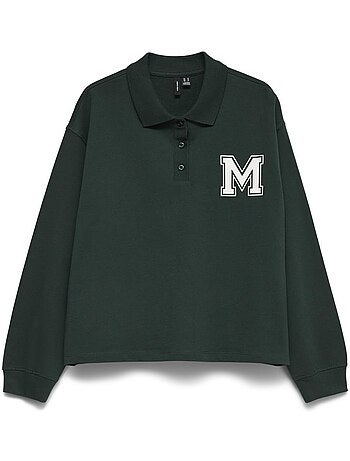 Vero moda vmfotaia groene polo voor dames