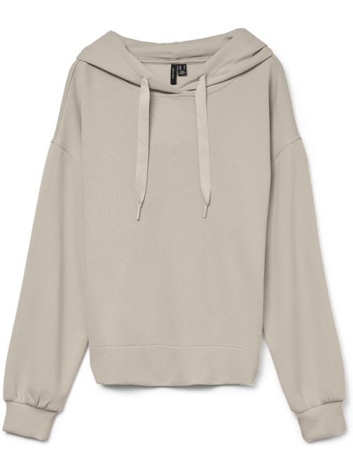 Vero Moda Vmhali Beige Dames Sweatshirt - Kiabi Vero Moda Vmhali Beige Dames Sweatshirt - Kiabi