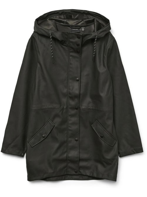 Vero Moda Vmmalou Zwarte Waterdichte Parka voor Dames - Kiabi Vero Moda Vmmalou Zwarte Waterdichte Parka voor Dames - Kiabi