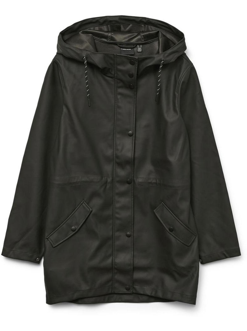Vero Moda Vmmalou Zwarte Waterdichte Parka voor Dames Zwart - Kiabi