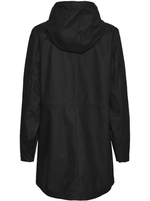Vero Moda Vmmalou Zwarte Waterdichte Parka voor Dames - Kiabi Vero Moda Vmmalou Zwarte Waterdichte Parka voor Dames - Kiabi