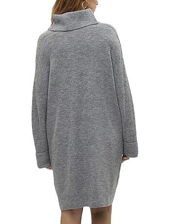 Vero moda vrouwen grijze trui jurk vmjupiter