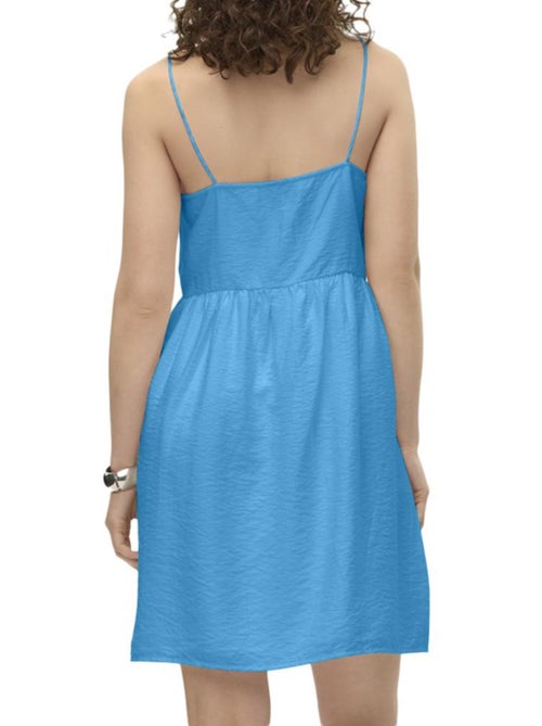 Vero Moda Wicky Blauwe Jurk voor Dames - Kiabi Vero Moda Wicky Blauwe Jurk voor Dames - Kiabi
