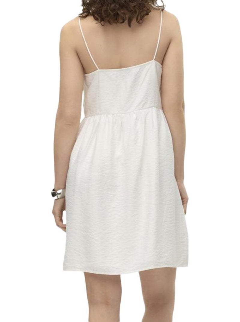 Vero Moda Wicky Witte Jurk voor Dames Wit - Kiabi
