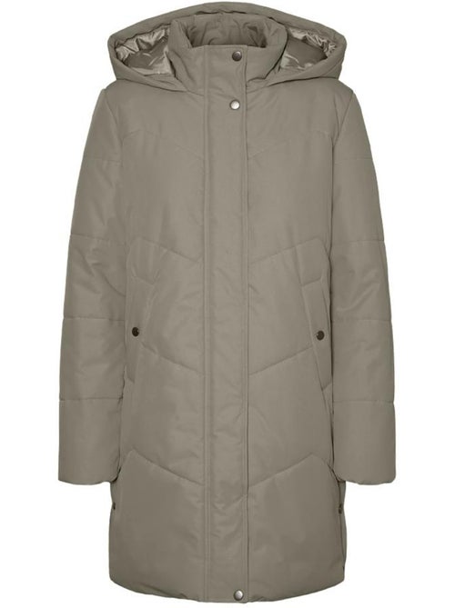 Vero Moda Willa Beige Dames Gewatteerde Jas - Kiabi Vero Moda Willa Beige Dames Gewatteerde Jas - Kiabi