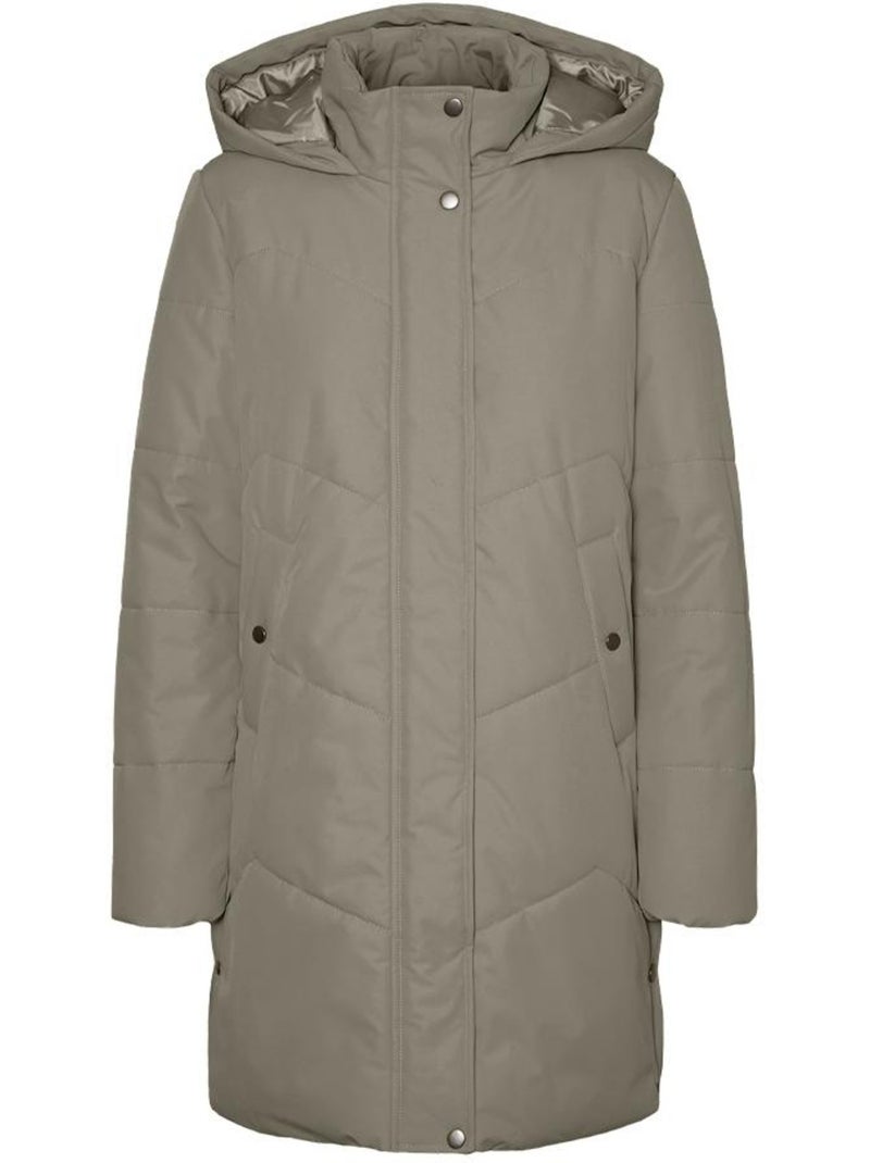 Vero Moda Willa Beige Dames Gewatteerde Jas Beige - Kiabi