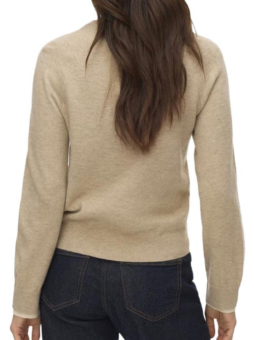 Vero Moda Wonderful Beige Dames Trui - Kiabi Vero Moda Wonderful Beige Dames Trui - Kiabi