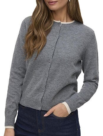 Vero moda wonderful grijs dames gilet