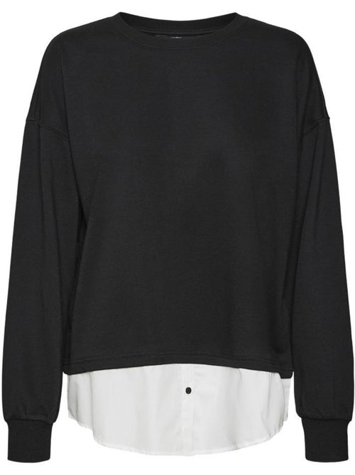 Vero Moda Yoyo Zwarte Damessweater - Kiabi Vero Moda Yoyo Zwarte Damessweater - Kiabi