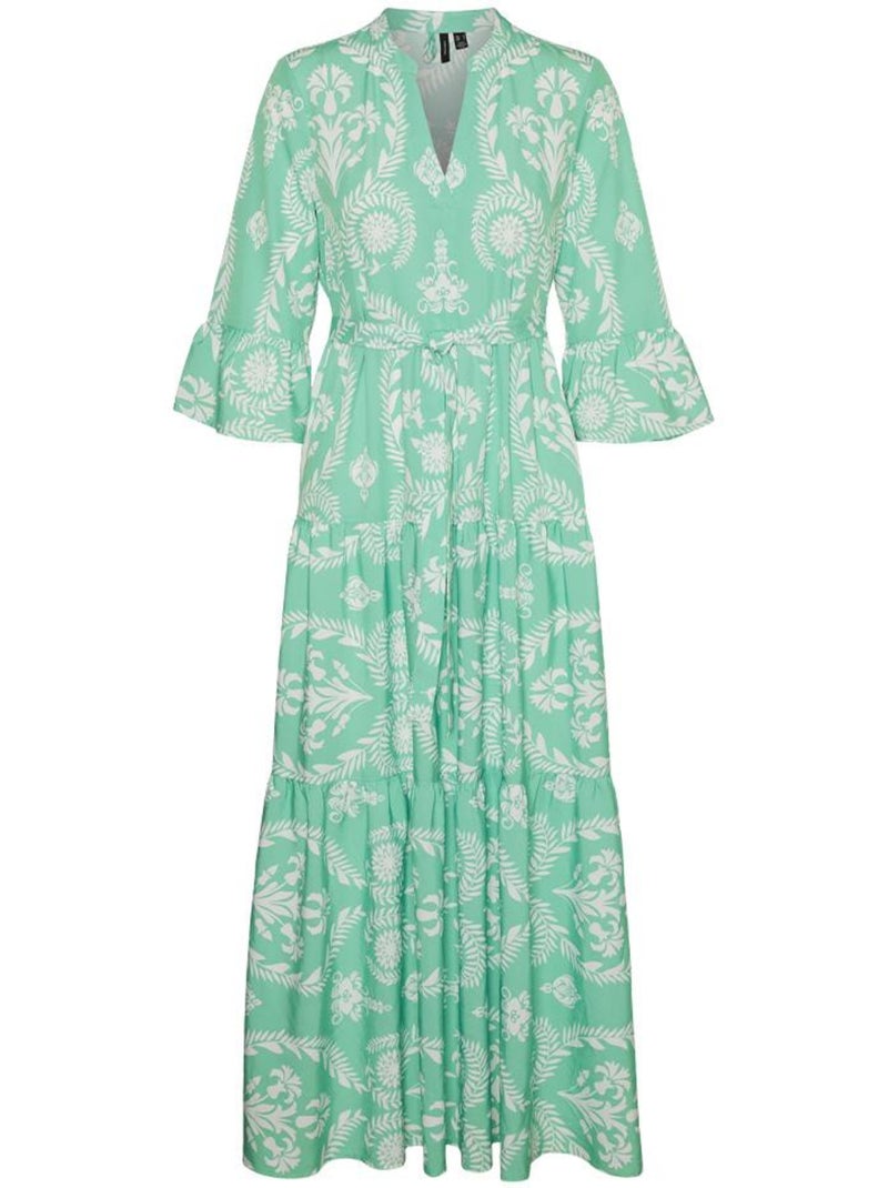 Vero Moda Zera Groene Jurk voor Dames Groen - Kiabi