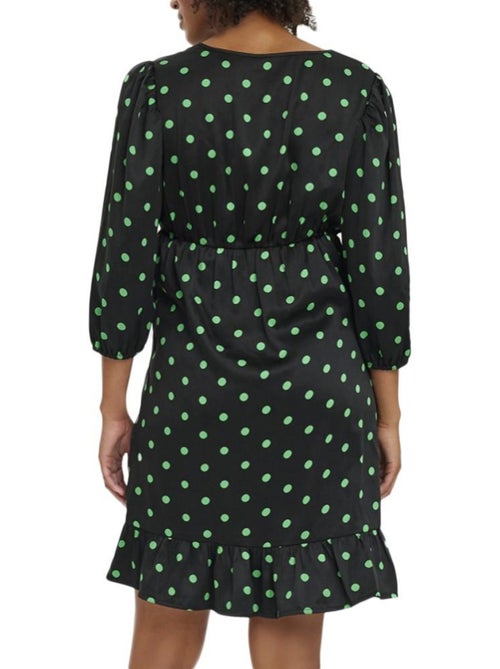 Vero Moda Zwangerschapsjurk Zwart/Groen Marternity Messi - Kiabi Vero Moda Zwangerschapsjurk Zwart/Groen Marternity Messi - Kiabi