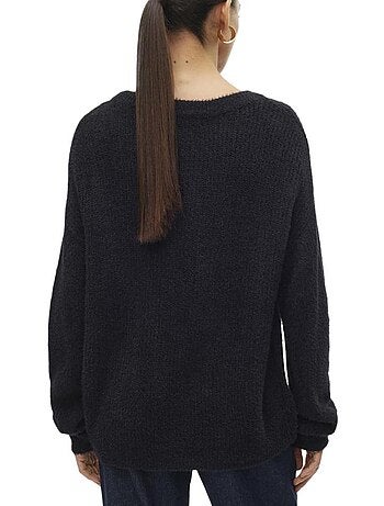 Vero moda zwarte dames trui met puffmouwen