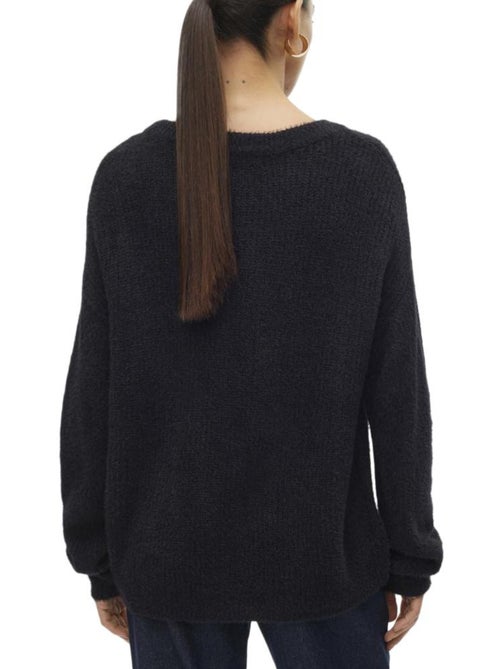 Vero Moda Zwarte Dames Trui met Puffmouwen - Kiabi Vero Moda Zwarte Dames Trui met Puffmouwen - Kiabi