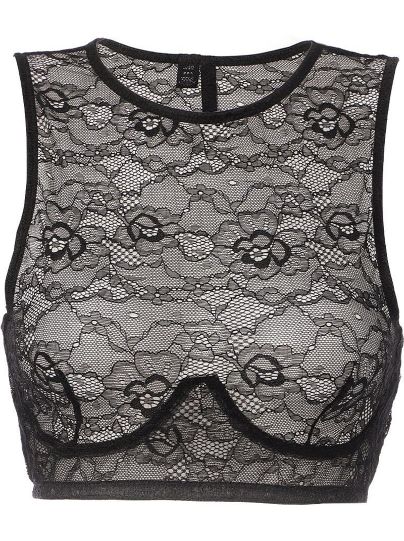 Vero Moda Zwarte Kanten Bralette voor Dames 10277259 Zwart - Kiabi