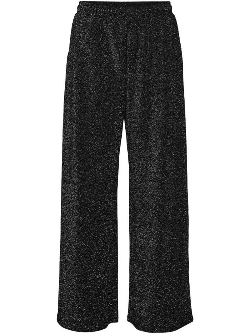 Vero Moda Zwarte Pailletten Broek voor Dames Zwart - Kiabi