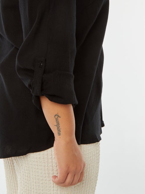 Veromoda | Blouse van gemengd linnen - Kiabi