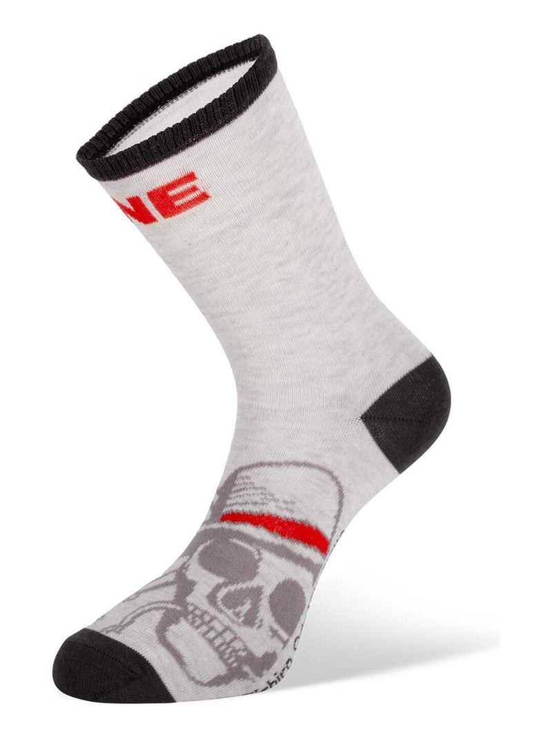 Verpakking met 10 paar one piece kindersokken Rood - Kiabi