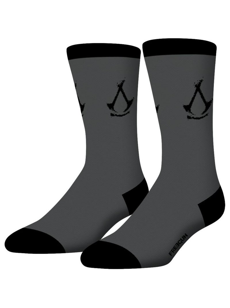 Verpakking met 4 paar assassin's creed herensokken Rood - Kiabi