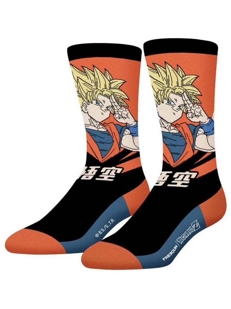 Verpakking met 4 paar dragon ball z goku buu herensokken Oranje - Kiabi