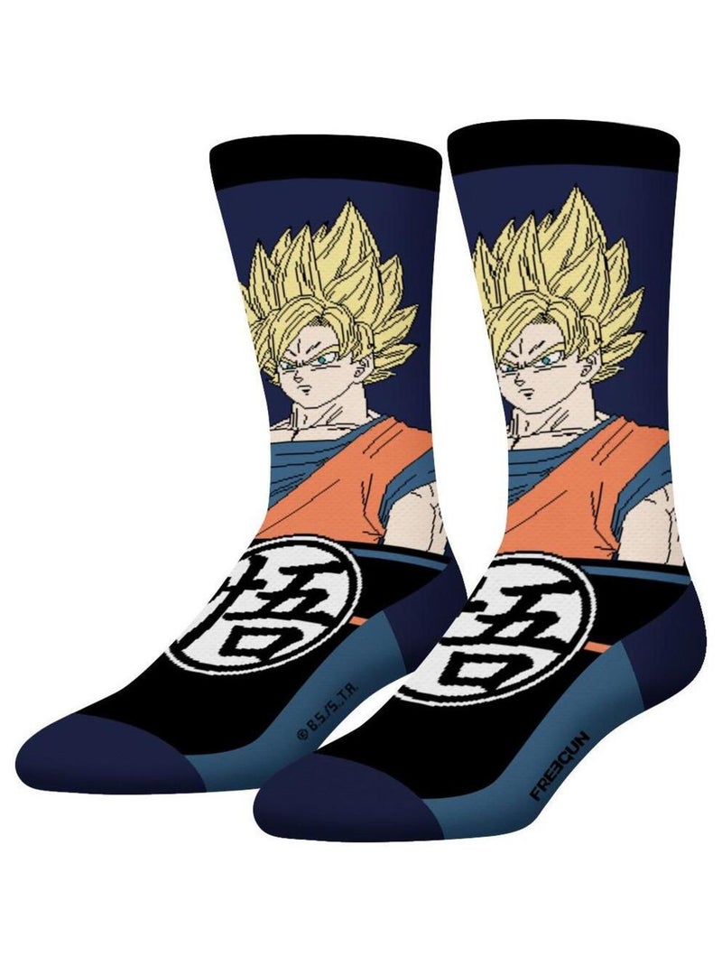 Verpakking met 4 paar dragon ball z herensokken Zwart - Kiabi