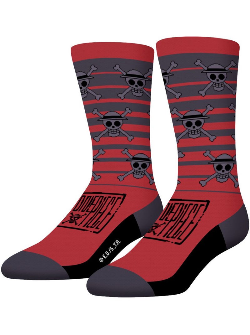 Verpakking met 4 paar one piece jongenssokken Rood - Kiabi