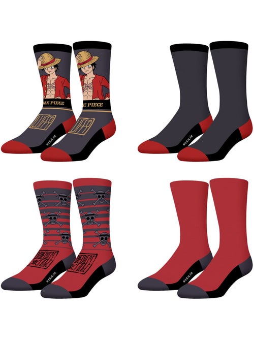 Verpakking met 4 paar one piece jongenssokken - Kiabi Verpakking met 4 paar one piece jongenssokken - Kiabi