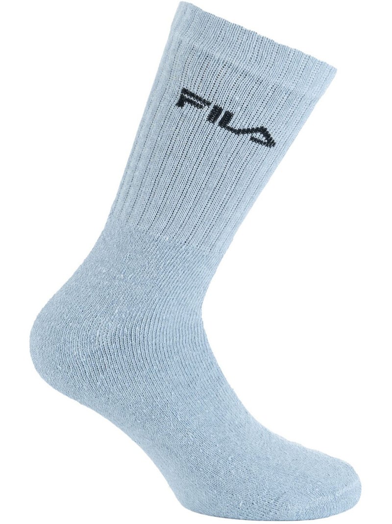 Verpakking met 6 paar fila tennissokken voor heren. Blauw - Kiabi