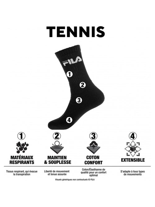 Verpakking met 6 paar tennissokken - Kiabi
