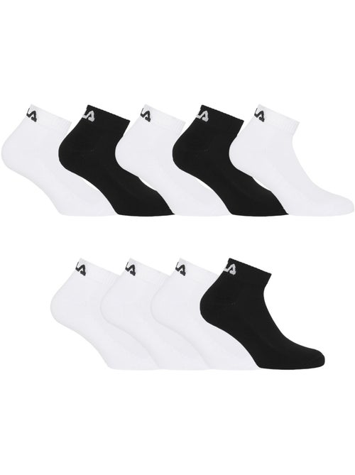 Verpakking met 9 paar klassieke herensokken (quarter socks) - Kiabi Verpakking met 9 paar klassieke herensokken (quarter socks) - Kiabi