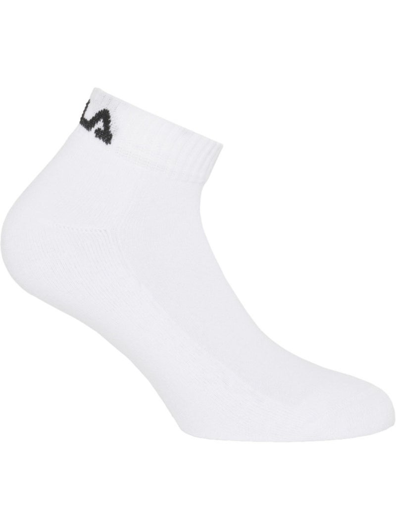 Verpakking met 9 paar klassieke herensokken (quarter socks) Wit - Kiabi