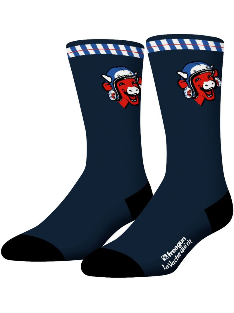 Verpakking van 4 paar herensokken van the laughing cow Rood - Kiabi