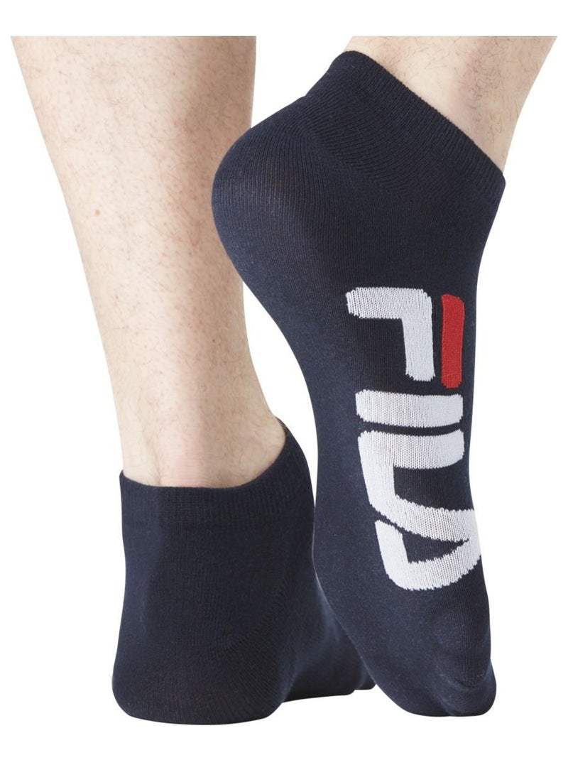 Verpakking van 6 paar heren enkelsokken 9199 Blauw - Kiabi