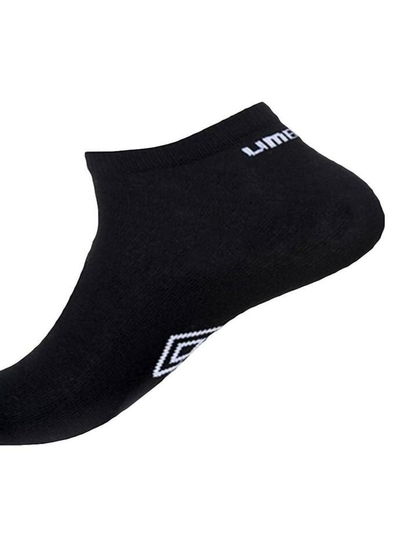 Verpakking van 6 paar herensokken (sneaker sokken) maat 39/42 Zwart - Kiabi