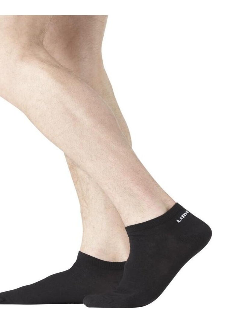 Verpakking van 6 paar herensokken (sneaker sokken) maat 39/42 Zwart - Kiabi
